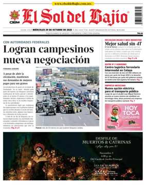 Cover of El Sol de Bajío