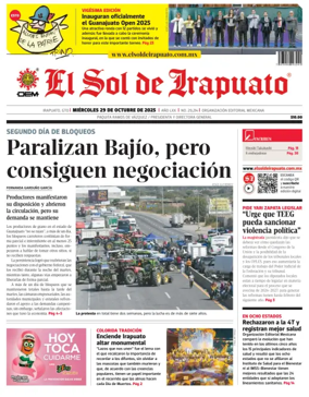 Cover of El Sol de Irapuato