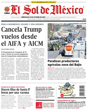 Cover of El Sol de Mexico