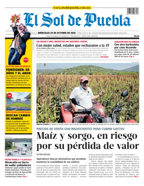 Cover of El Sol de Puebla