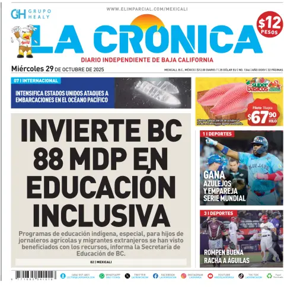 Cover of La Crónica