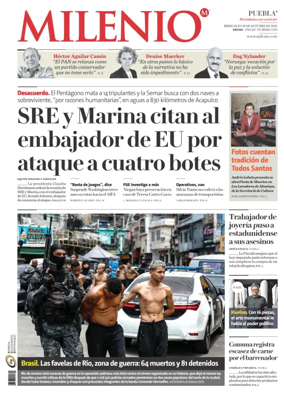 Cover of Milenio Puebla