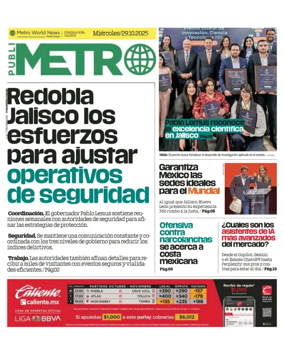 Cover of Publimetro Guadalajara