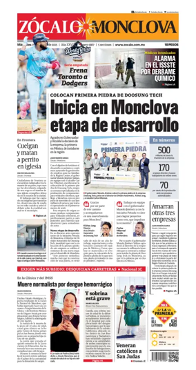 Cover of Zócalo Monclova