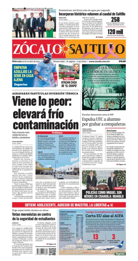 Cover of Zócalo Saltillo