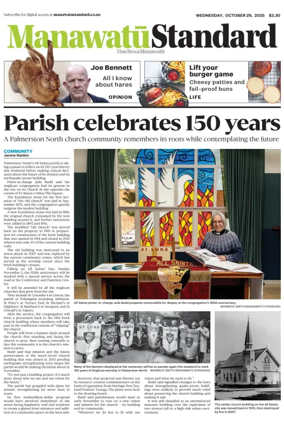 Cover of Manawatu Standard