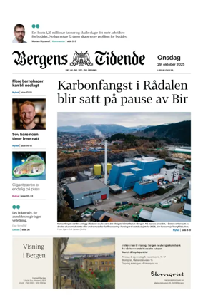 Cover of Bergens Tidende