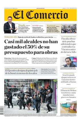 Cover of Diario El Comercio