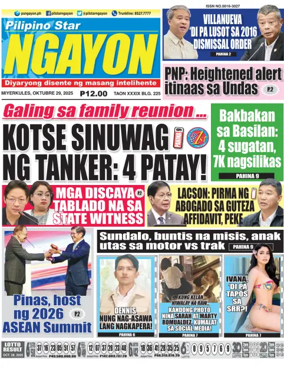 Cover of Pilipino Star Ngayon