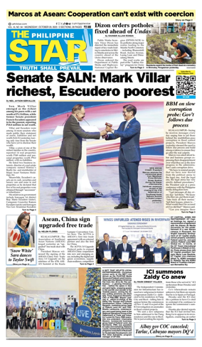 Cover of The Philippine Star