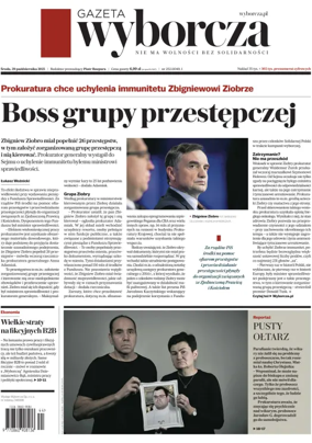 Cover of Gazeta Wyborcza