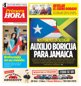 Cover of Primera Hora