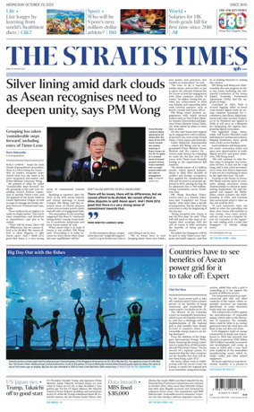Cover of The Straits Times