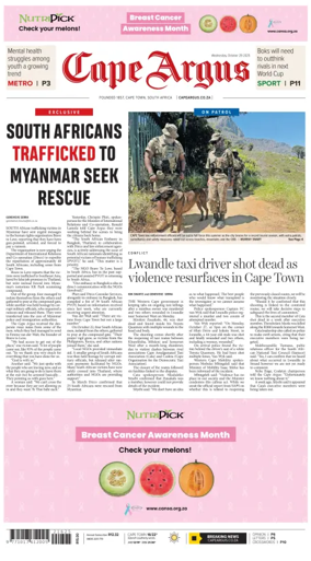 Cover of Cape Argus