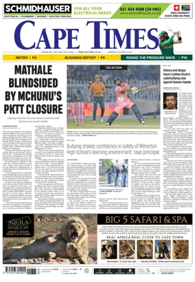 Cover of Cape Times