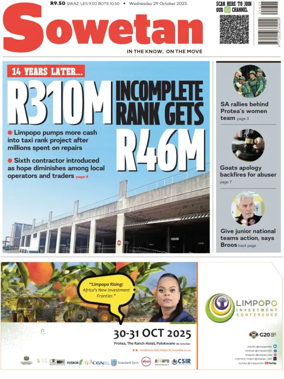 Cover of Sowetan