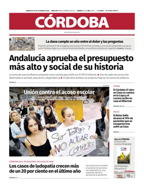 Cover of Diario Córdoba