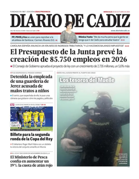 Cover of Diario de Cadiz