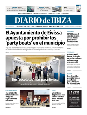 Cover of Diario de Ibiza