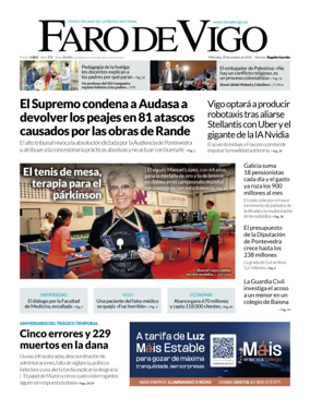 Cover of Faro de Vigo