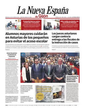 Cover of La Nueva España (Gijón)