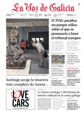 Cover of La Voz de Galicia (Arousa)