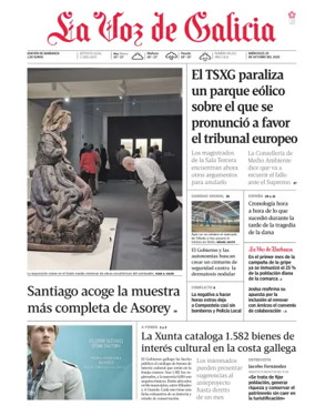 Cover of La Voz de Galicia (Barbanza)