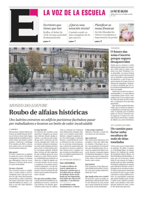 Cover of La Voz de Galicia (Vigo) - La Voz de la Escuela