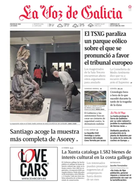 Cover of La Voz de Galicia (Vigo)