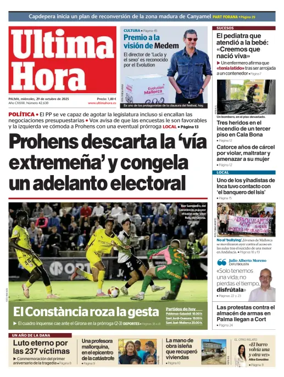 Cover of Ultima Hora