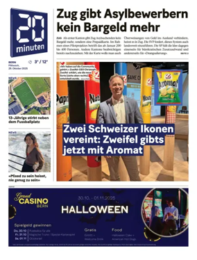 Cover of 20 Minuten - Bern