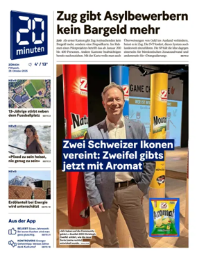 Cover of 20 Minuten - Zurich