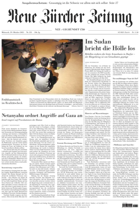 Cover of Neue Zürcher Zeitung