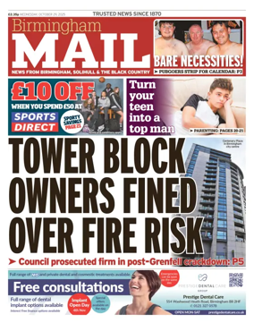 Cover of Birmingham Mail