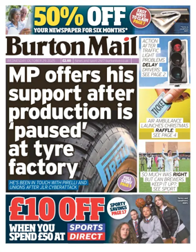 Cover of Burton Mail