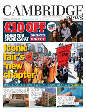 Cover of Cambridge News