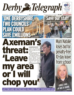 Cover of Derby Telegraph