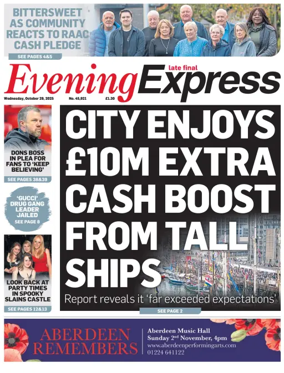 Cover of Evening Express (Extra Edition)