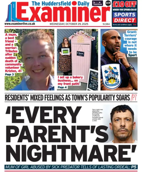 Cover of Huddersfield Daily Examiner