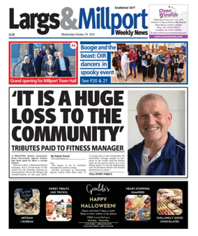 Cover of Largs & Millport Weekly News