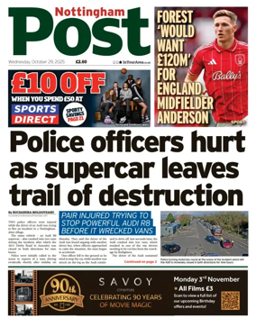 Cover of Nottingham Post