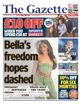 Cover of Teesside Evening Gazette