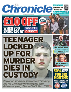 Cover of The Chronicle (South Tyneside and Durham)