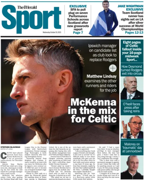 Cover of Herald Sport
