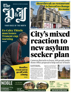 Cover of The Press and Journal (Highlands & Islands)