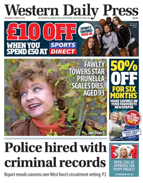 Cover of Western Daily Press