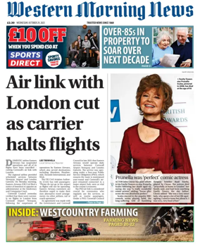 Cover of Western Morning News