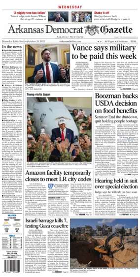 Cover of Arkansas Democrat-Gazette