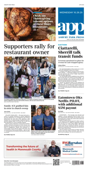 Cover of Asbury Park Press