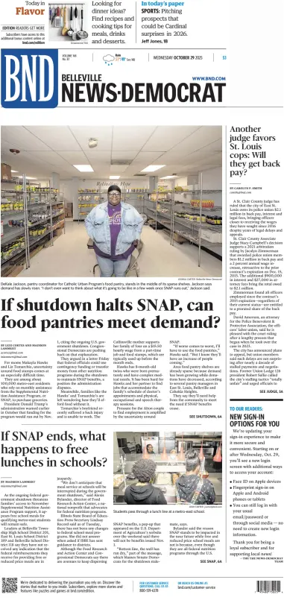 Cover of Belleville News-Democrat